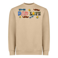Mushroom dad life  libbey glass Heavyweight Sweatshirt - HRA Design Shop