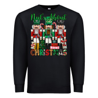 Black nuts about christmas Premium Sweatshirt - MaliasSmallBusiness