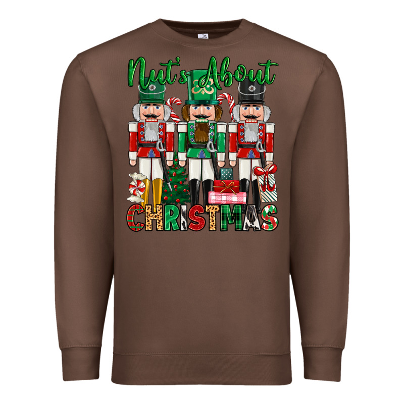 Nuts About Christmas Premium Sweatshirt by MaliasSmallBusiness | Teevron