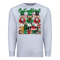 Heather Grey nuts about christmas Premium Sweatshirt - MaliasSmallBusiness