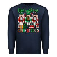 Navy nuts about christmas Premium Sweatshirt - MaliasSmallBusiness