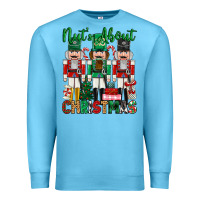 Ocean Blue nuts about christmas Premium Sweatshirt - MaliasSmallBusiness