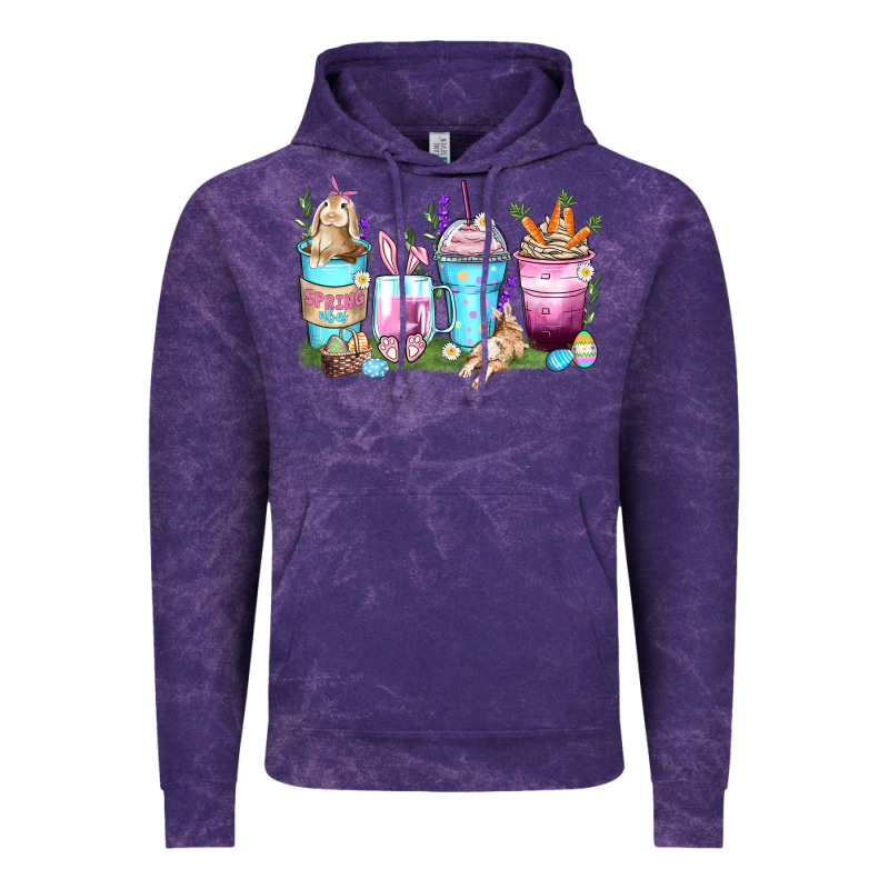 Rabbit Coffee Cups Vintage Hoodie by Zillion Design Studio | Teevron