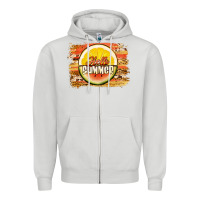 Dove Grey hello summer watermelon lemon Zipper Hoodie - Jasminsmagicworld