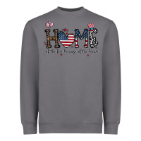 Storm home of the free beacuse of the brave Heavyweight Sweatshirt - CowhideDigitalArt