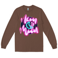 Chestnut neon moon Long Sleeve Tee - JahusDesignShop