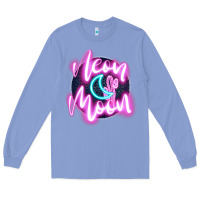 Colony Blue neon moon Long Sleeve Tee - JahusDesignShop