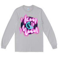 Moon Dust neon moon Long Sleeve Tee - JahusDesignShop