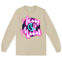 Mushroom neon moon Long Sleeve Tee - JahusDesignShop