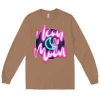 Toasted Coconut neon moon Long Sleeve Tee - JahusDesignShop