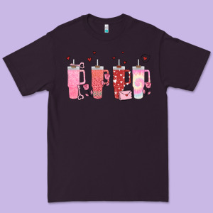 Obsessive Cup Disorder Valentines Day Premium Tee Designed By Maliassmallbusiness