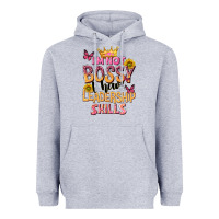 Heather Grey im not bossy i just have leadership skills Heavyweight Hoodie - NancyCooperArtShop