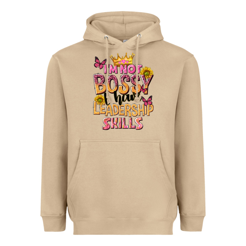 Im Not Bossy I Just Have Leadership Skills Heavyweight Hoodie by NancyCooperArtShop | Teevron