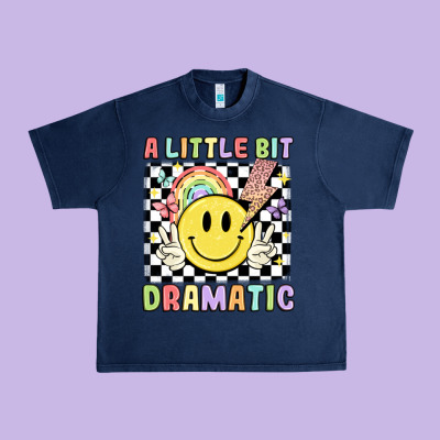A Little Bit Dramatic Urban Heavy Tee Designed By Jahusdesignshop