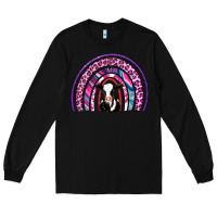 Black rainbow cow Long Sleeve Tee - AdoDesignShop