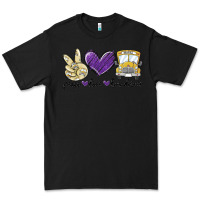 Black peace love bus driver Premium Tee - MaliasSmallBusiness
