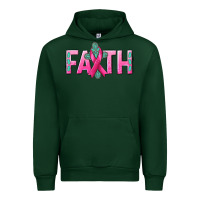 Forest Green Cancer Faith with gemstone Urban Hoodie - NancyCooperArtShop