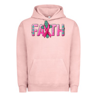 Pigment Salmon Cancer Faith with gemstone Urban Hoodie - NancyCooperArtShop