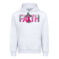 White Cancer Faith with gemstone Urban Hoodie - NancyCooperArtShop