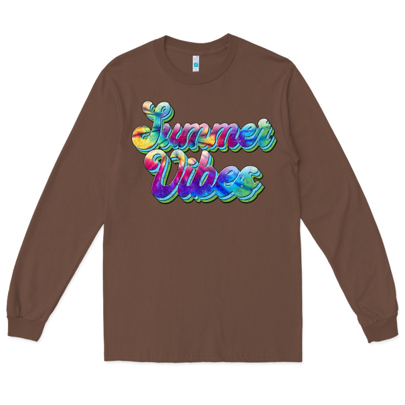 Summer Vibes Long Sleeve Tee by JahusDesignShop | Teevron