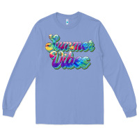 Colony Blue summer vibes Long Sleeve Tee - JahusDesignShop