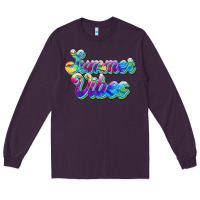 Plum summer vibes Long Sleeve Tee - JahusDesignShop