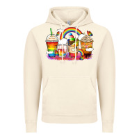 Vintage Arctic rainbow coffee cups Vintage Hoodie - Zillion Design Studio