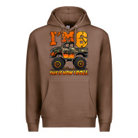 Chestnut i'm six this is how i roll monster truck birthday Premium Hoodie - Jasminsmagicworld