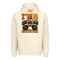 Sandshell i'm six this is how i roll monster truck birthday Premium Hoodie - Jasminsmagicworld