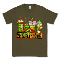 Army Green juneteenth afro coffee cups Classic Tee - Jasminsmagicworld