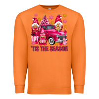 Carrot Tis' the season pink Christmas gnomes truck Premium Sweatshirt - NancyCooperArtShop