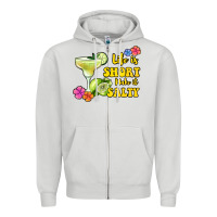 Dove Grey life is short make it salty Zipper Hoodie - Jasminsmagicworld
