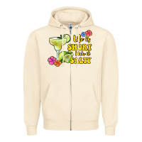 Sandshell life is short make it salty Zipper Hoodie - Jasminsmagicworld