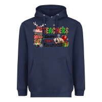 Navy teachers always make the nice list Heavyweight Hoodie - MaliasSmallBusiness