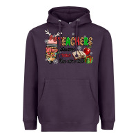 Plum teachers always make the nice list Heavyweight Hoodie - MaliasSmallBusiness