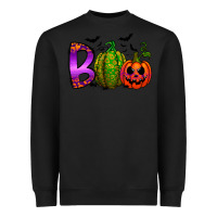 Black boo halloween Heavyweight Sweatshirt - RacoonDesign