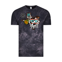 Cloud Black tx yall western Vintage Tee - CowhideDigitalArt