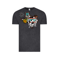 Vintage Black tx yall western Vintage Tee - CowhideDigitalArt