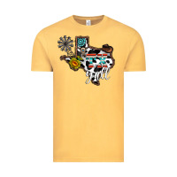 Vintage Mustard tx yall western Vintage Tee - CowhideDigitalArt