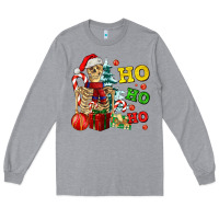 Christmas Ho Ho Ho Skeleton Long Sleeve Tee | Teevron