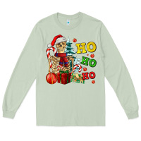 Matcha Christmas ho ho ho skeleton Long Sleeve Tee - AdoDesignShop