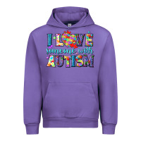 Tulip I love someone with Autism Urban Hoodie - NancyCooperArtShop