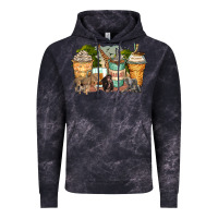 Cloud Black safari animals coffee cups Vintage Hoodie - Zillion Design Studio