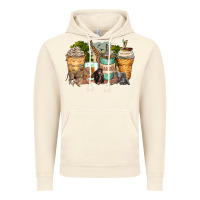 Vintage Artic safari animals coffee cups Vintage Hoodie - Zillion Design Studio