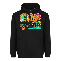 Black hello second grade Heavyweight Hoodie - NancyCooperArtShop