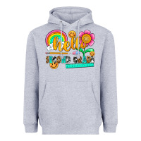 Heather Grey hello second grade Heavyweight Hoodie - NancyCooperArtShop
