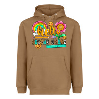 Toasted Coconut hello second grade Heavyweight Hoodie - NancyCooperArtShop