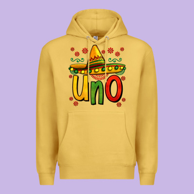 Uno My First Mexican Birthday Premium Hoodie Designed By Jasminsmagicworld