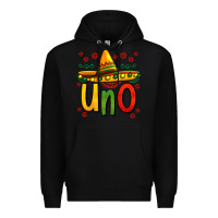 Black uno my first mexican birthday Premium Hoodie - Jasminsmagicworld