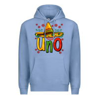 Colony Blue uno my first mexican birthday Premium Hoodie - Jasminsmagicworld